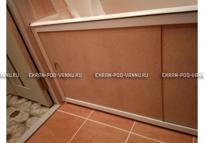 Раздвижной экран EUROPLEX Комфорт бежевый – купить по цене 6750 руб. в интернет-магазине в городе Саратов картинка 2