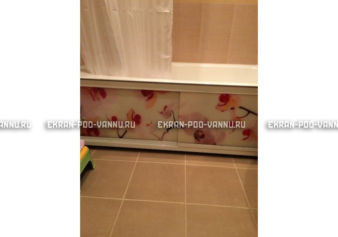 Раздвижной ФОТО экран - Orchid – купить по цене 8500 руб. в интернет-магазине в городе Саратов картинка 3