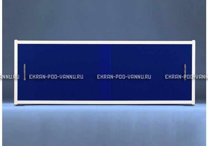 Раздвижной экран EUROPLEX Комфорт синий – купить по цене 6750 руб. в интернет-магазине в городе Саратов картинка 1