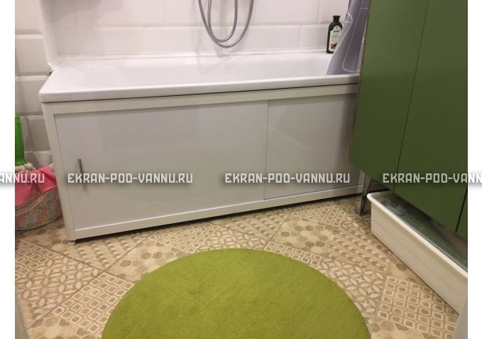Раздвижной экран EUROPLEX Комфорт белый – купить по цене 6400 руб. в интернет-магазине в городе Саратов картинка 1