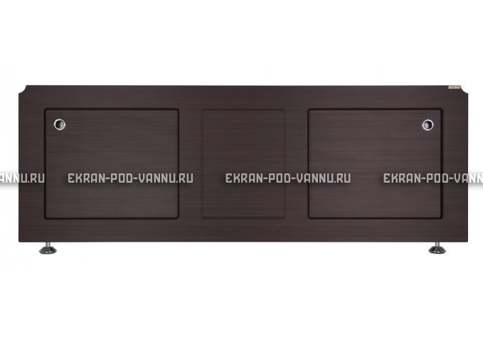 Экран раздвижной VOD-OK ХИТ 150 - Венге – купить по цене 5390 руб. в интернет-магазине в городе Саратов картинка 1