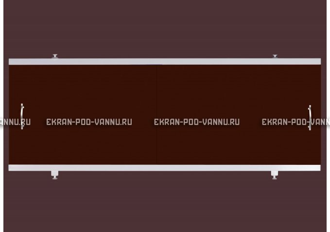 Экран EUROPLEX Универсал шоколад под трубы – купить по цене 6250 руб. в интернет-магазине в городе Саратов картинка 1