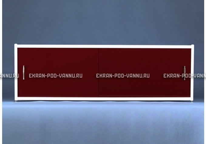 Торцевой экран EUROPLEX Комфорт бордовый – купить по цене 8760 руб. в интернет-магазине в городе Саратов картинка 2