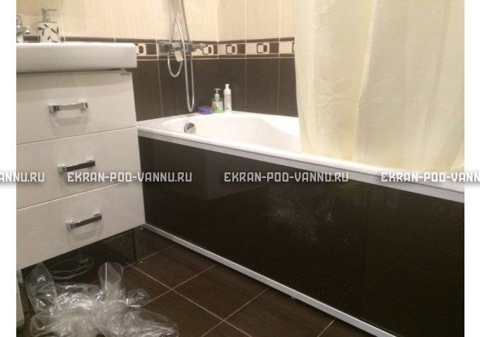 Раздвижной экран EUROPLEX Комфорт шоколад – купить по цене 6750 руб. в интернет-магазине в городе Саратов картинка 3