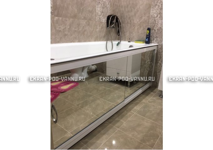 Раздвижной экран EUROPLEX Роликс Зеркальный – купить по цене 9700 руб. в интернет-магазине в городе Саратов картинка 9