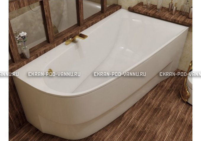 Акриловая ванна Vayer Boomerang 160x90 – купить по цене 52780 руб. в интернет-магазине в городе Саратов картинка 1