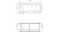 Акриловая ванна Relisan Loara 180x80 – купить по цене 23580 руб. в интернет-магазине в городе Саратов картинка 17