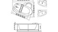 Акриловая ванна Relisan Ariadna 160x105 – купить по цене 24950 руб. в интернет-магазине в городе Саратов картинка 13