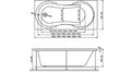 Акриловая ванна Relisan Lada 120x70 – купить по цене 10590 руб. в интернет-магазине в городе Саратов картинка 13
