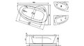 Акриловая ванна Relisan Zoya 150x95 – купить по цене 19230 руб. в интернет-магазине в городе Саратов картинка 13