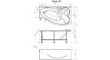 Акриловая ванна 1MarKa Gracia 160x95 – купить по цене 20300 руб. в интернет-магазине в городе Саратов картинка 17