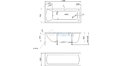 Акриловая ванна 1MarKa Modern 150x70 – купить по цене 9210 руб. в интернет-магазине в городе Саратов картинка 17