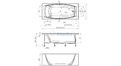 Отрезная ванна 1MarKa Pragmatika 173-155х75 см  – купить по цене 15450 руб. в интернет-магазине в городе Саратов картинка 25