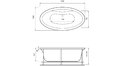 Акриловая ванна Vayer Beta 194x100 – купить по цене 56340 руб. в интернет-магазине в городе Саратов картинка 17