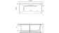 Акриловая ванна Vayer Casoli 170x75 – купить по цене 19110 руб. в интернет-магазине в городе Саратов картинка 10