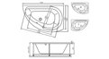 Акриловая ванна Vayer Ismena 160x105 – купить по цене 28350 руб. в интернет-магазине в городе Саратов картинка 21
